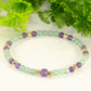 4mm Green Aventurine and Amethyst Bracelet for women.