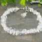 Natural White Opal Crystal Chip Bracelet.