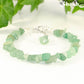 Natural Green Aventurine Crystal Chip Bracelet