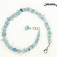Natural Aquamarine Crystal Chip Anklet